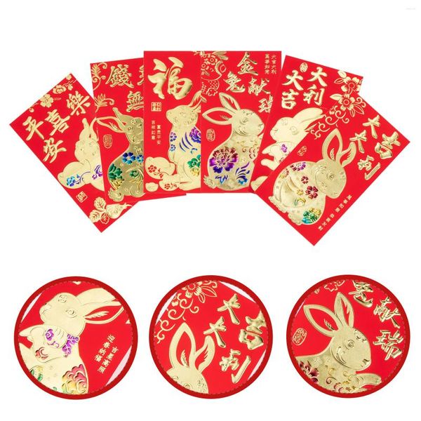 Подарочная упаковка 30 ПК Год красный конверт китайский конверт свадебный кошелек японские подарки бумажный пакет