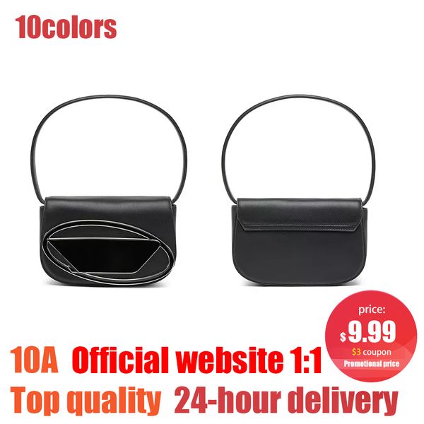 Diese L Leatra de óleo de couro Bolsa de aba de aba de luxo designer de luxuris hobo viagens bolsas de embreagem envelope cosméticos femininos handbag Pochette Lady Lady Cross Body ombor bolsas de ombro