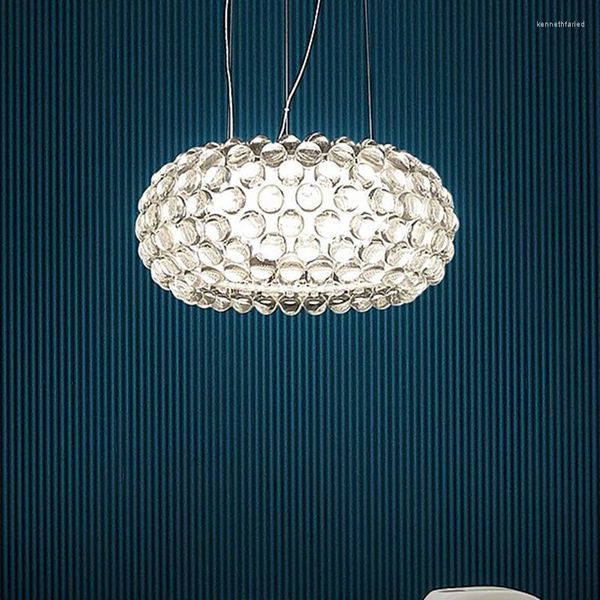 Lampade a sospensione Coperta italiana Foscarini Caboche Lampadario Designer Sala da pranzo creativa Appendere luci a LED Soggiorno Camera da letto