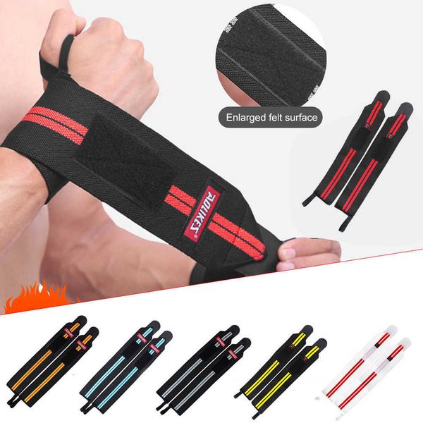 1 parça/parça erkekler fitness halterleme ayarlanabilir nefes alabilen ambalaj kadın spor yoga bilek braketi destek kayışı p230523