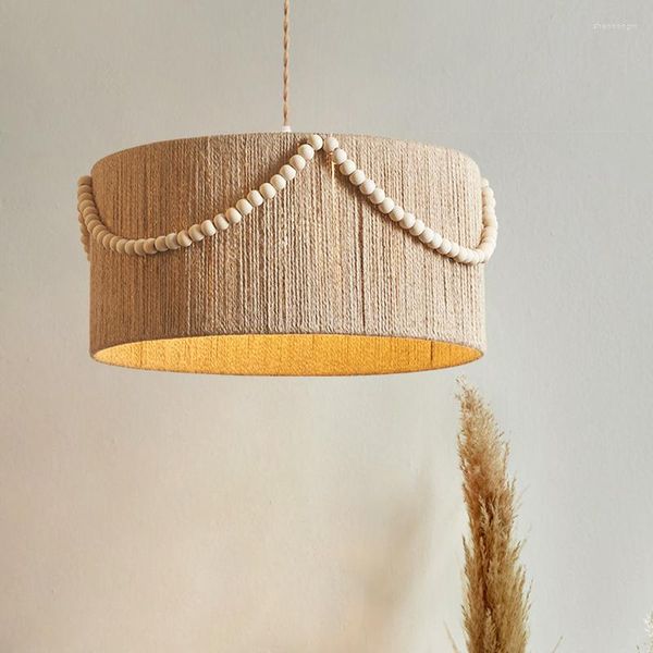 Pendelleuchten Bohemian Vintage Seil Quaste Lichter für Schlafzimmer Hängelampe Handgewebte Restaurant Leuchte Küche Home Decor