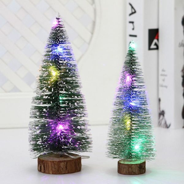 Saiten-Weihnachtsbaum mit LED-Licht, Jahr 2023, Heimdekoration, Dekoration, Ornamente, 10/15/20 cm, batteriebetriebene LED