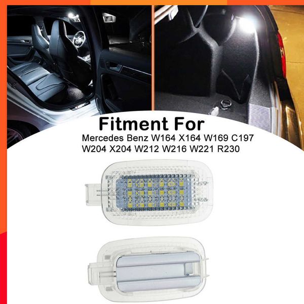 NOVO ERRO LED livre LED cortesia da porta Luz de bagagem de porta -malas para Mercedes Benz W164 X164 W169 C197 W204 X204 W212 W216 W221 R230