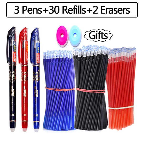 Canetas de esfero 35 PCSSET KAWAII EASALE Pens Cute Gel School Escrevendo Papelaria para Notebook Scholl Supplies Pen Office Art 2305523