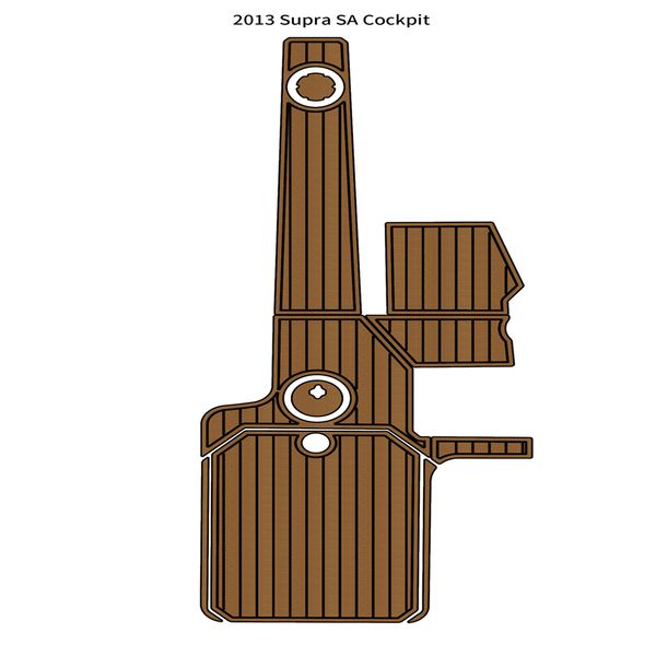 2013 Supra SA Cockpit-Kit, Matte, Boot, EVA-Schaum, Teak-Deck-Bodenbelag, selbstklebend