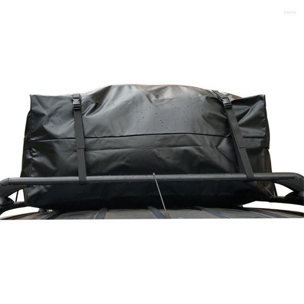 Auto-Organizer, 100 x 100 x 45 cm, wasserdichte Fracht-Dachtasche, Dach-Gepäckträger, schwarze Aufbewahrung, für Reisen, SUV, Van, für Autos