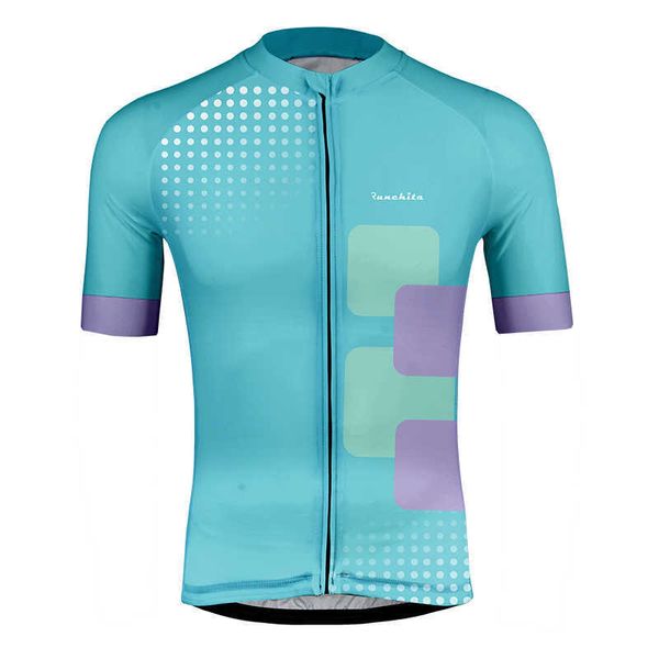Runchita 2019 Summer Men's Cycling Jersey Design Especial Short Seves MTB Road Bike Roupas de roupas AA230524