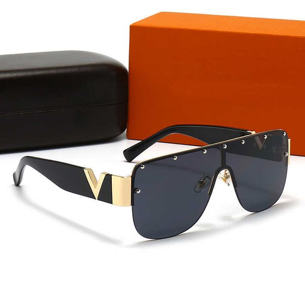 Sonnenbrille Marke Mode Outdoor Sommer Großhandel Sonnenbrille für Mann Metall Großer Rahmen Top Hardware Polaroid PC Uv400 Linsen Urlaub Reisebrillen