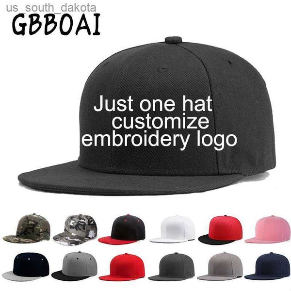 Caps de bola Cap de bola de snapback time bordado do monograma de beisebol homem personalizado homem gorras planas hip hop bone aba reta l230523