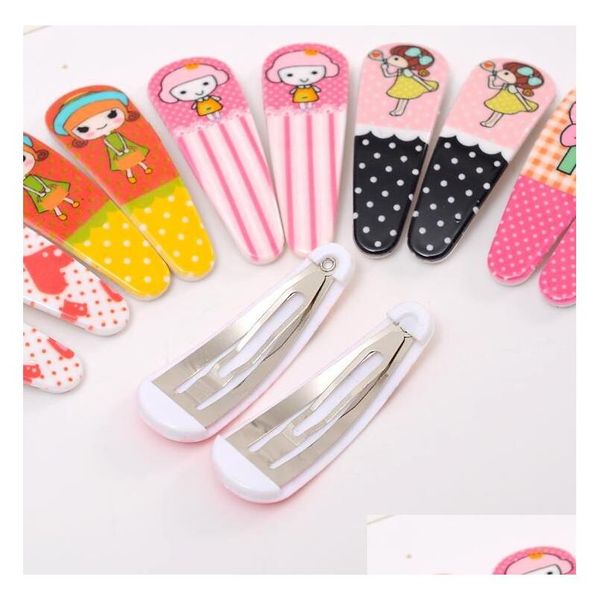 Fermagli per capelli Barrettes Accessori per la testa dei bambini Cartoon Baby Bb Clip Gsfj060 Mix Order Drop Delivery Jewelry Hairjewelry Dh1Xa