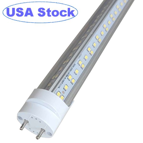 Substituição de luz do tubo de T8 4 pés de 4 pés 6500k G13 72W 4 LOW Branco frio (lastro de desvio) 150W