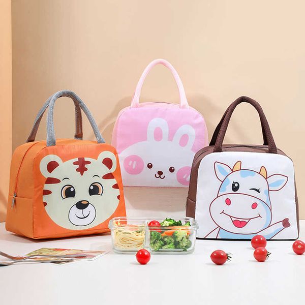 Pacote de mochila Pacote isolado Cooler Childer Hot Portable Cartoon Box Ice Food Picnic School School Bag P230524