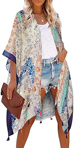 Designer Fashion Women Top Roupas de verão Biquíni Kimono Arneco de banho