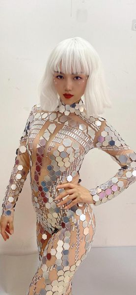 Sahne Giyim Kişiselleştirilmiş Pografi Giyim Kostümü Cilt Rengi Dolu İçi Boş Ayna PO