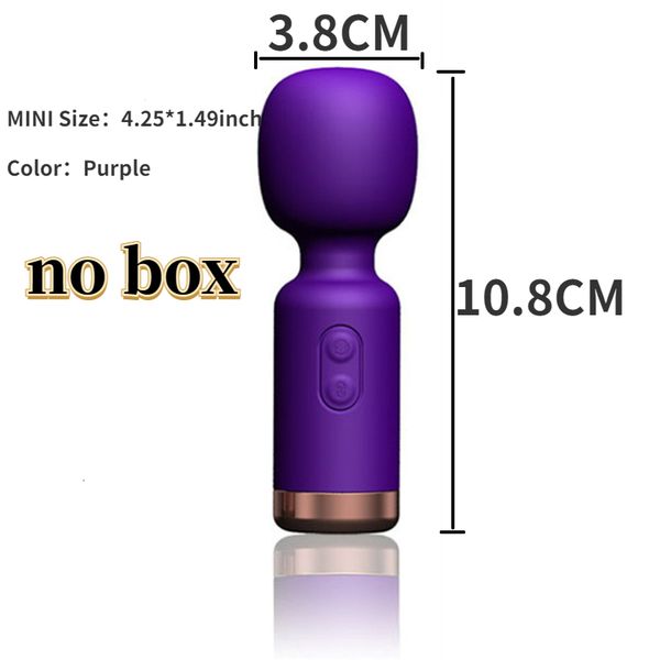 Vibratori Mini AV potenti adatti per vibratore a bacchetta magica, stimolatore clitorideo femminile, massaggiatore finto_voghion.com