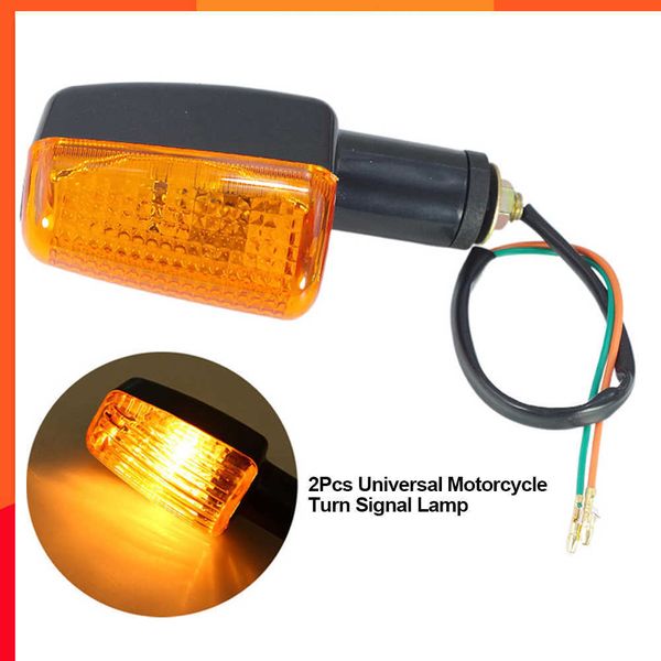 Yeni 1 Çift Motosiklet Flaşör Blub Dönüş sinyal lambası Universal DC 12V Motosiklet Göstergesi Işık Amber Göz yanıtı Ampul 8W