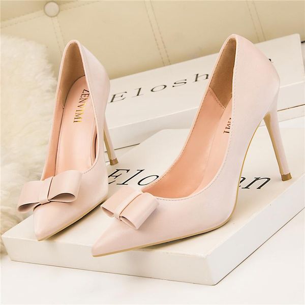 Платье обувь 2023 Женщина фетиш 10 см высотой каблуки скаланки леди пурпурная обнаженная розовая эскарпин