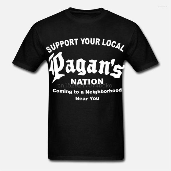 Мужские футболки T Rare Pagan MC поддержка рубашка Монголы Bandidis Pagans Size S _3xl