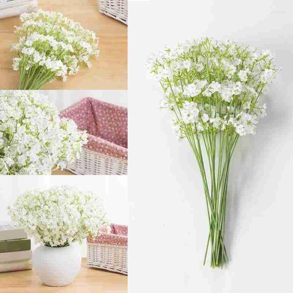 Dekoratif Çiçekler 1 PCS DIY Yapay Bebeğin Nefes Çiçeği Simülasyonu Çingene Gypsophila İpek Metin Bitki Parti Ev Dekorasyonu