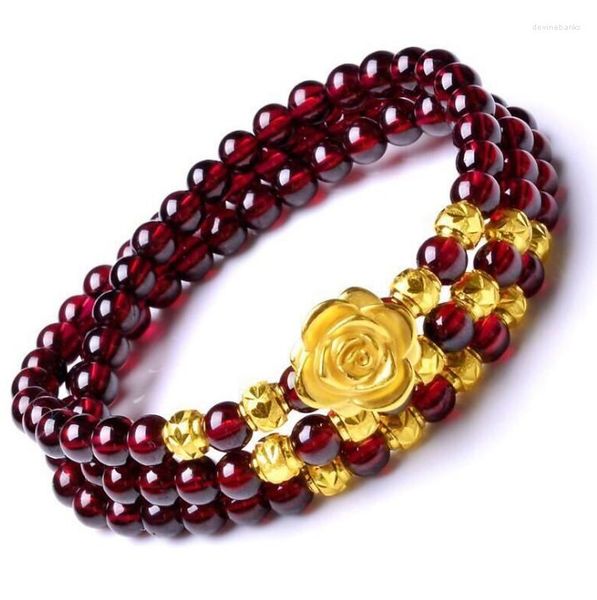 IMITAÇÃO DO GOLD GOLD PIXIU FLOR FENG SHUI BRACELETE NATURANTE MONIMENTAS DE PEDRAS NATURAIS HOMENS E MULHERES AMULETAS