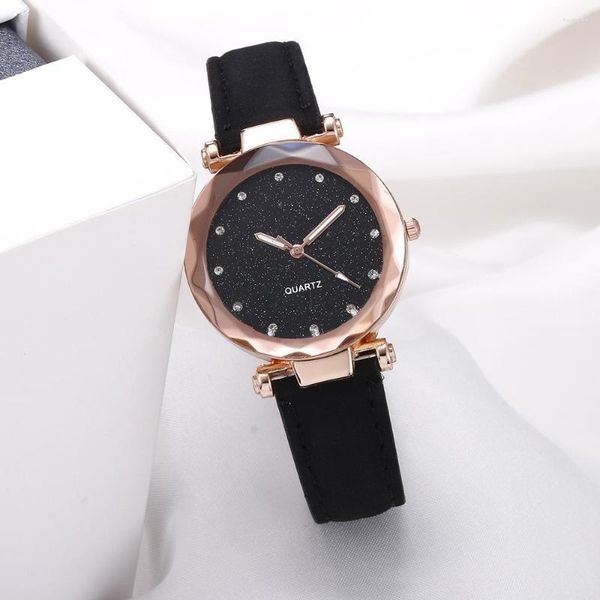 Нарученные часы Top Starry Sky Style Fashion Женские часы роскошные бриллианты кожа