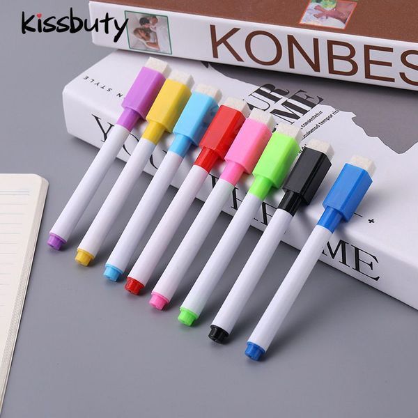 Маркеры 8 цветов стиральные магнитные доски маркер ручка Blackboard Мел стеклян