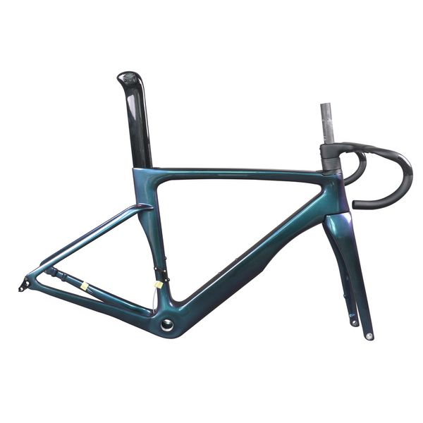 Cabo oculto completo BSA Disco Road Bike Frame TT-X36 Chameleon 1004 TINT DISPONÍVEL DISPONÍVEL 46/49/52/54/56CM