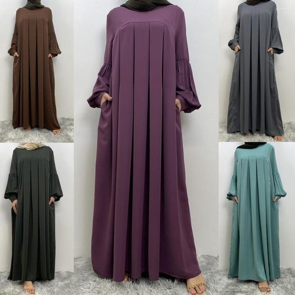 Ethnische Kleidung Muslimische Mode Dubai Abaya Lange Hijab Kleider Lose Robe Islam Abayas Afrikanische Für Frauen Kaftan Musulmane