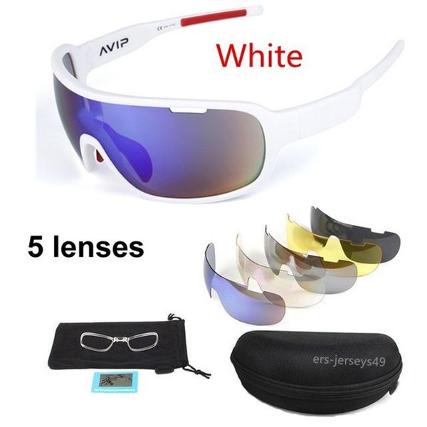 Eyewear 100 óculos de sol de ciclismo montando óculos de montanha Man Women Women Outdoor Sport Road 5 Lentes à prova de vento Anti -UV400 Bike Bicycle Glasses Light Polarized Light