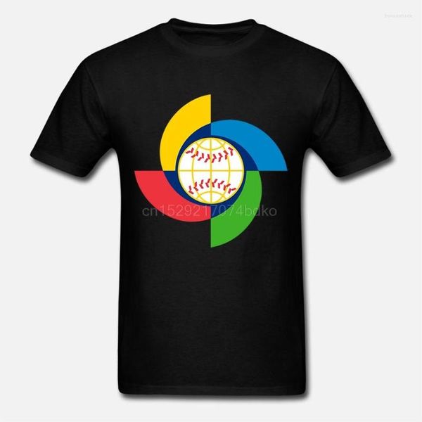 T-shirt da uomo T-shirt da uomo World Baseball Classic Unisex T-shirt stampata T-shirt Top (2)