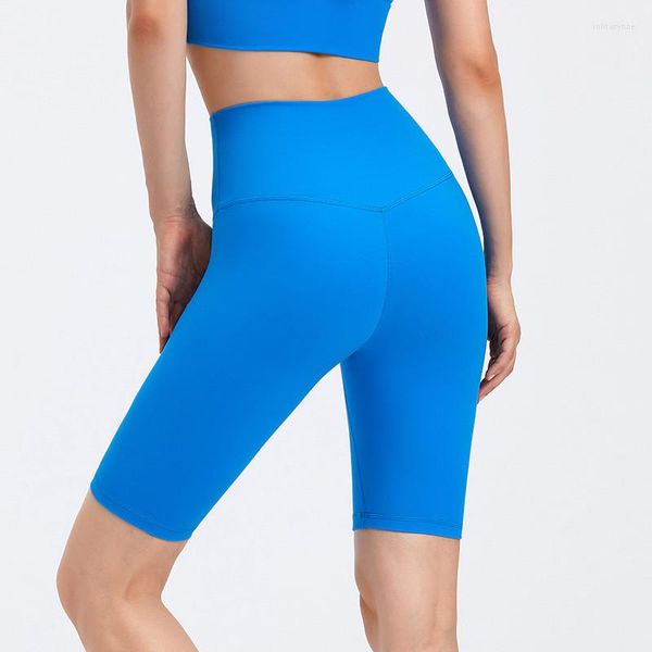 Shorts ativos 2023 qualidade de alta qualidade 75% de nylon 25% spandex esportes de fitness run ioga ioga alta elasticidade alta