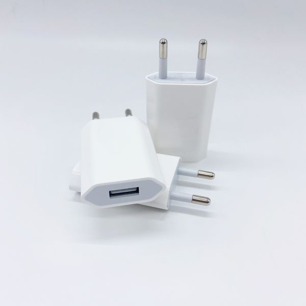 5V 1a Adaptador de carregador de parede de viagem USB para Apple iphone xs max xs xr x se 8 7 6 6s 5s 5 SE 4 4S plugue telefônico da UE
