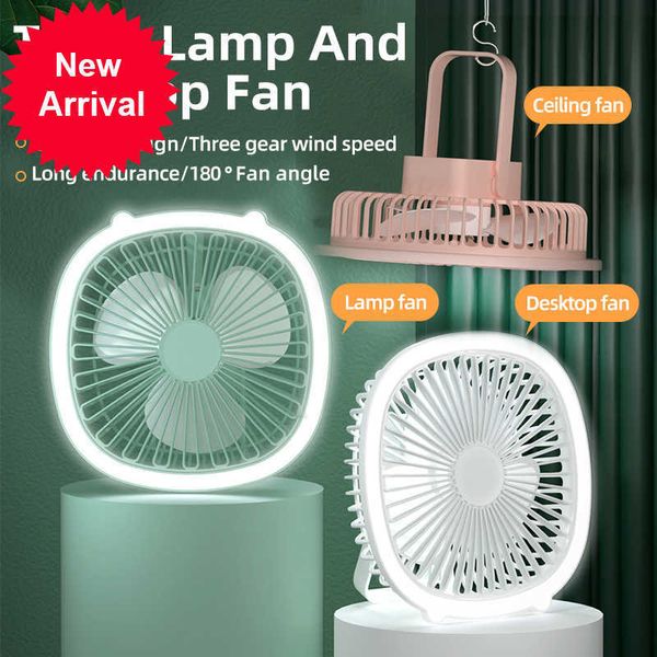 Novo camping de fãs portátil Mini Fãs de Air Cooler Condicionador USB Electric Rechargeble Home Stand Stand Mobile Handheld