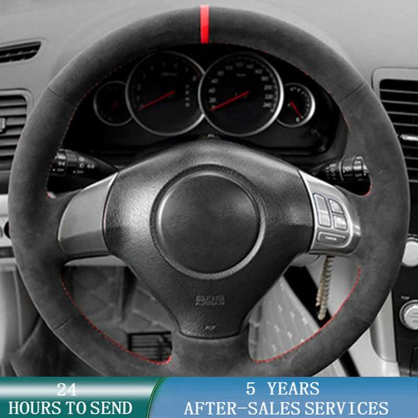 Direksiyon Simidi Subaru Forester için Araç Direksiyon Simidi Kapağı Süet Deri Araç Aksesuarları 2008-2012 Impreza 2008-2011 Legacy 2008-2010 Exiga 2 G230524 G230524