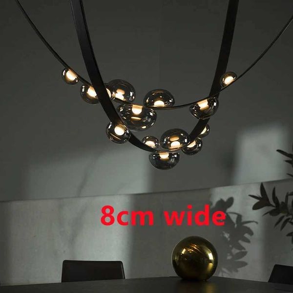 Lâmpadas pendentes Lâmpada de couro moderno LED PENENTE DIMMÁVEL PARA TABELA DINAGEM SALA DE LIGADOR CANDELIER DE CASA DE CASA DOZINHO DE DECORAÇÃO DO LUDRIME