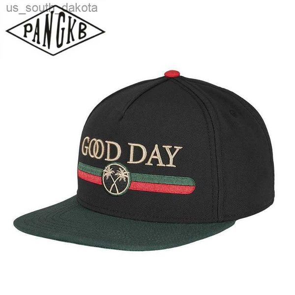 Casquettes de baseball PANGKB Marque Good Day CAP triped lettre d'or hip hop snapback chapeau pour hommes femmes adultes en plein air casual soleil casquette de baseball L230523