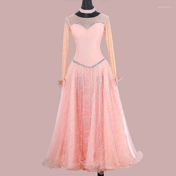 Stage Wear 2023 S Abiti da ballo Abiti standard per la danza Concorso di danza Abiti Waltz-LXT708