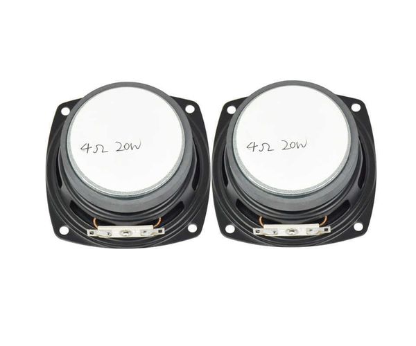 Alto-falantes portáteis 2pc 3 Polegada 4 ohm 20w alto-falante de áudio gama completa baixo alto-falante multimídia desktop áudio diyg230524