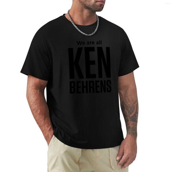 Polo da uomo We Are All Ken Behrens T-Shirt Sweat Shirts Shirt Plain Funny T For Men