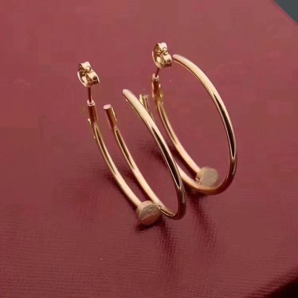 2023 Luxus große goldene Creolen für Damen, Frauen, Mädchen, Ohrstecker-Set, Designer-Schmuck-Ohrring, Valentinstagsgeschenk, Verlobung für die Braut