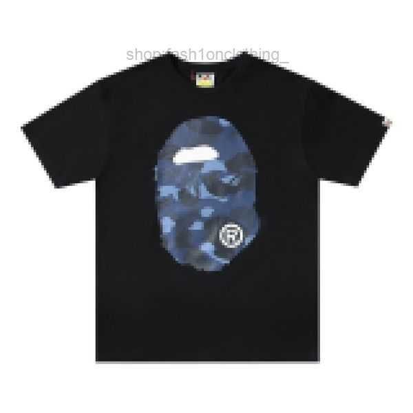 bapes Magliette a Bathing Ape Gorilla Head Camo 2023 White Tee 5 Lhu6 55