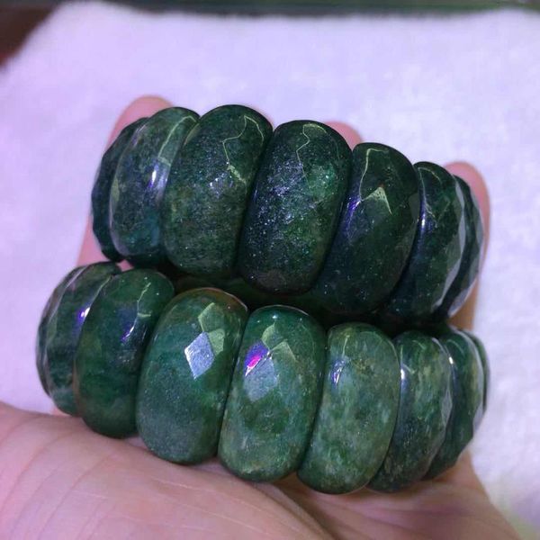 Pulseiras de pedra de jade africana natural, pulseira de pedra natural, joias encantadoras para mulheres, presente por atacado!
