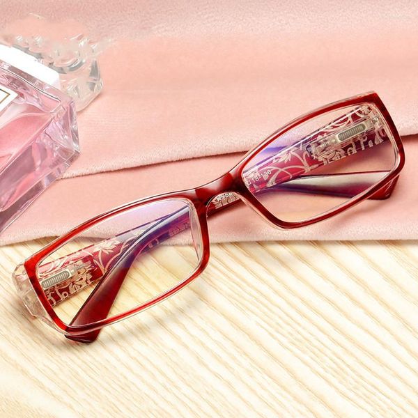 Güneş gözlükleri moda klasik kare kare okuma gözlükleri kadınlar vintage plastik çerçeve retro erkek presbiyopi 1.5. 2.0. 2.5. 3.0. 3.5