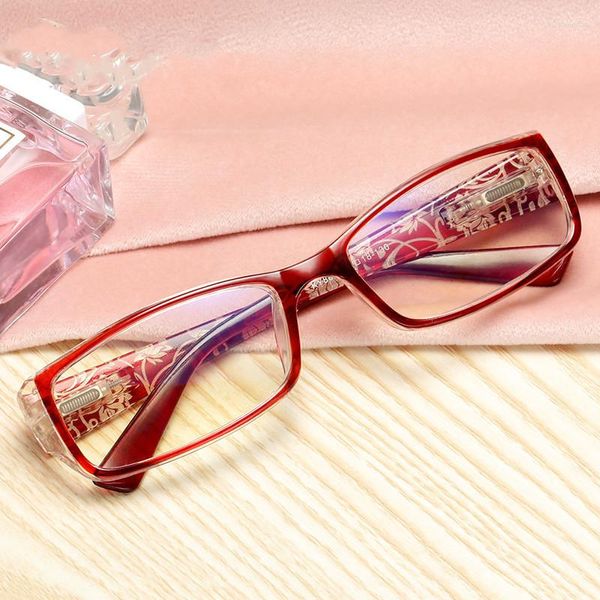 Солнцезащитные очки Fashion Classic Square Blanes Women Vintage Plastic Rame Retro Men Presbyopia 1.5. 2.0. 2.5. 3.0. 3.5