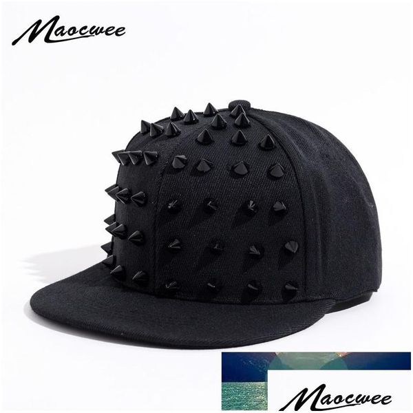 Chapéus de borda picante uni punk hedgehog chat personalidade jazz snapback spike cravejado gordura de beisebol bobote para o hip hop rock dan dhgarden dhsxo