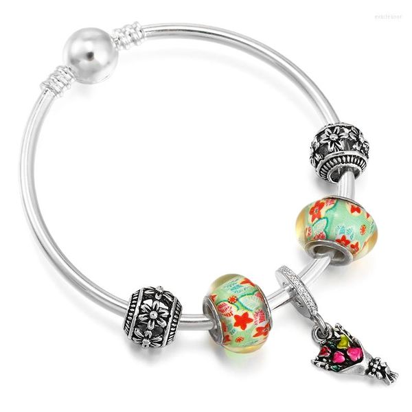 Bangle Flores Românticas