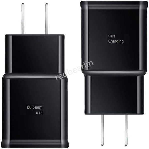 15 Вт быстрая зарядка 5V 3A 9V 1.67A ЕС EU AC AC Home Travel Travel Wall Adapters Power Adapters для iPhone Samsung S6 S7 Edge S8 S10 S20 HTC LG Android Phone