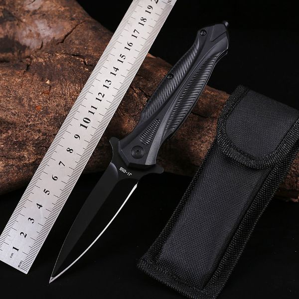 Faca dobrável do acampamento ao ar livre ABS manusear tático Facas de sobrevivência Tool de defesa autoconsfesa EDC Rescue Sharp Climbing Knife 213