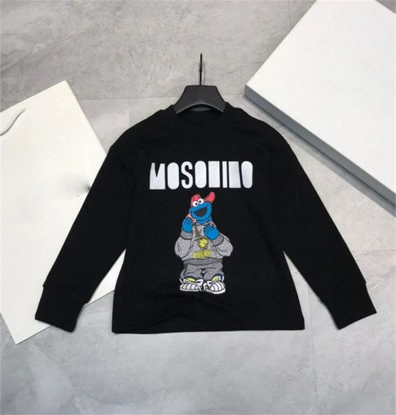 Designer di lusso Neonate Ragazzi Felpe Felpe con cappuccio stampate alla moda per bambini Felpa casual per bambini Girocollo Autunno Inverno Abbigliamento Pullover Tessuto di sicurezza