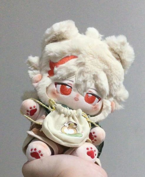 Peluş Bebekler 20cm Oyun Genshin Etki Peluş Bebek Kaedehara Kazuha Plushie Pamuk Bebek Kawaii Değişim Giysileri Yumuşak Dolgulu Oyuncaklar Hediye 230523